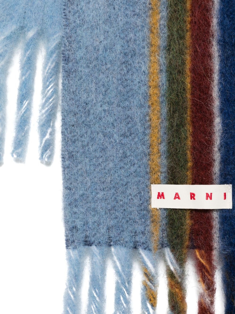 logo-patch scarf - 2
