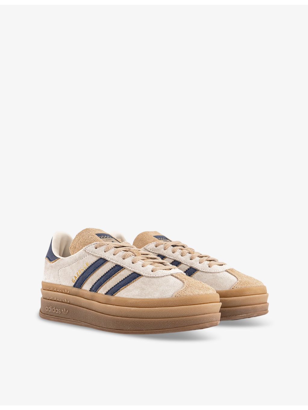 Gazelle Bold brand-stripe suede low-top trainers - 3