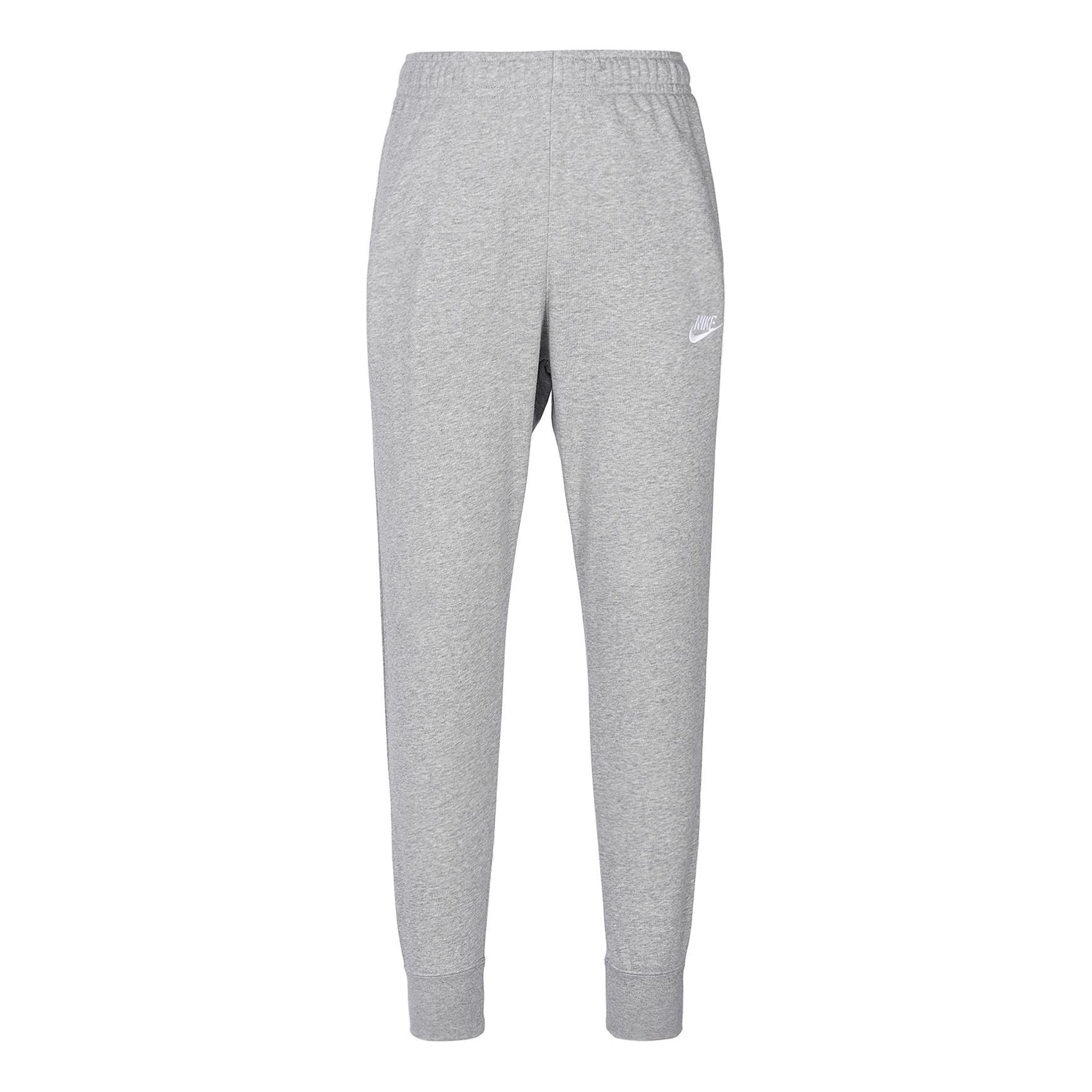 Nike MENS Sportswear Club Fleece Ankle-banded Pants Grey Gray BV2680-063 - 1