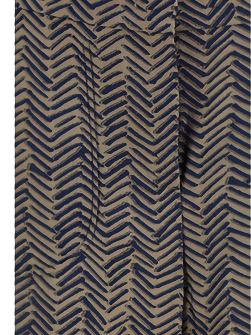 GIORGIO ARMANI chevron-pattern jacquard trousers outlook