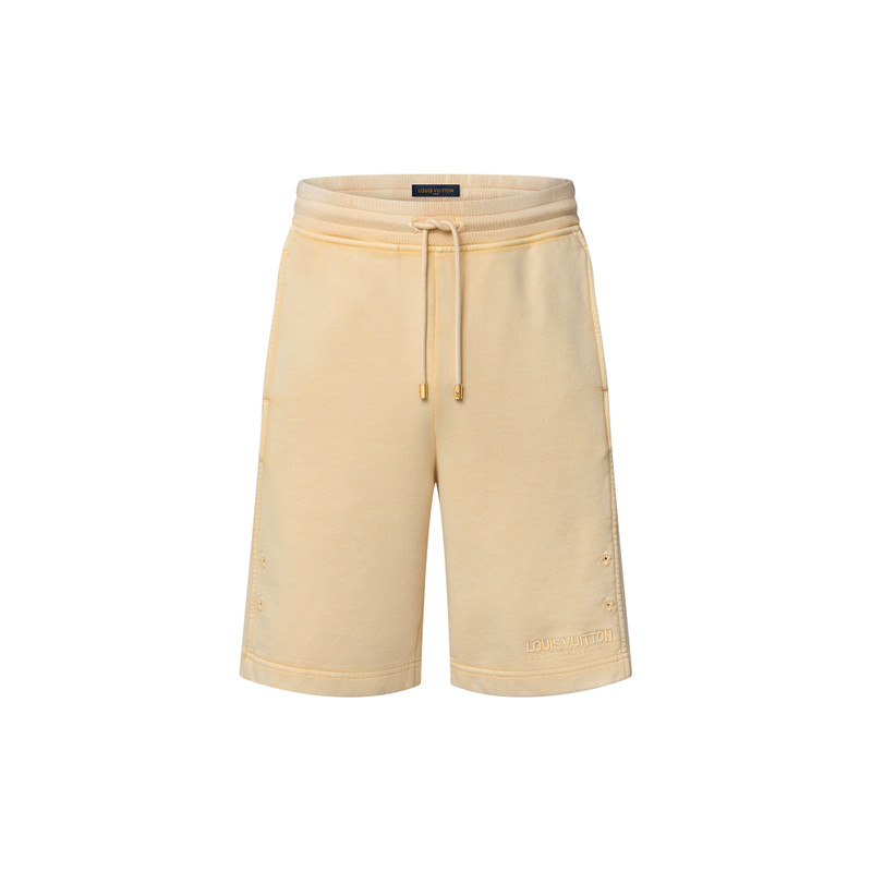Washed Ribbed Shorts 1