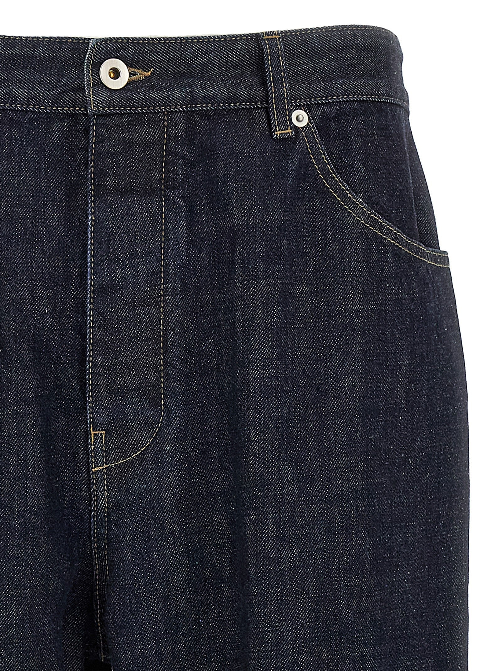 Jil Sander Men Jean Cotton Diagonal - 3