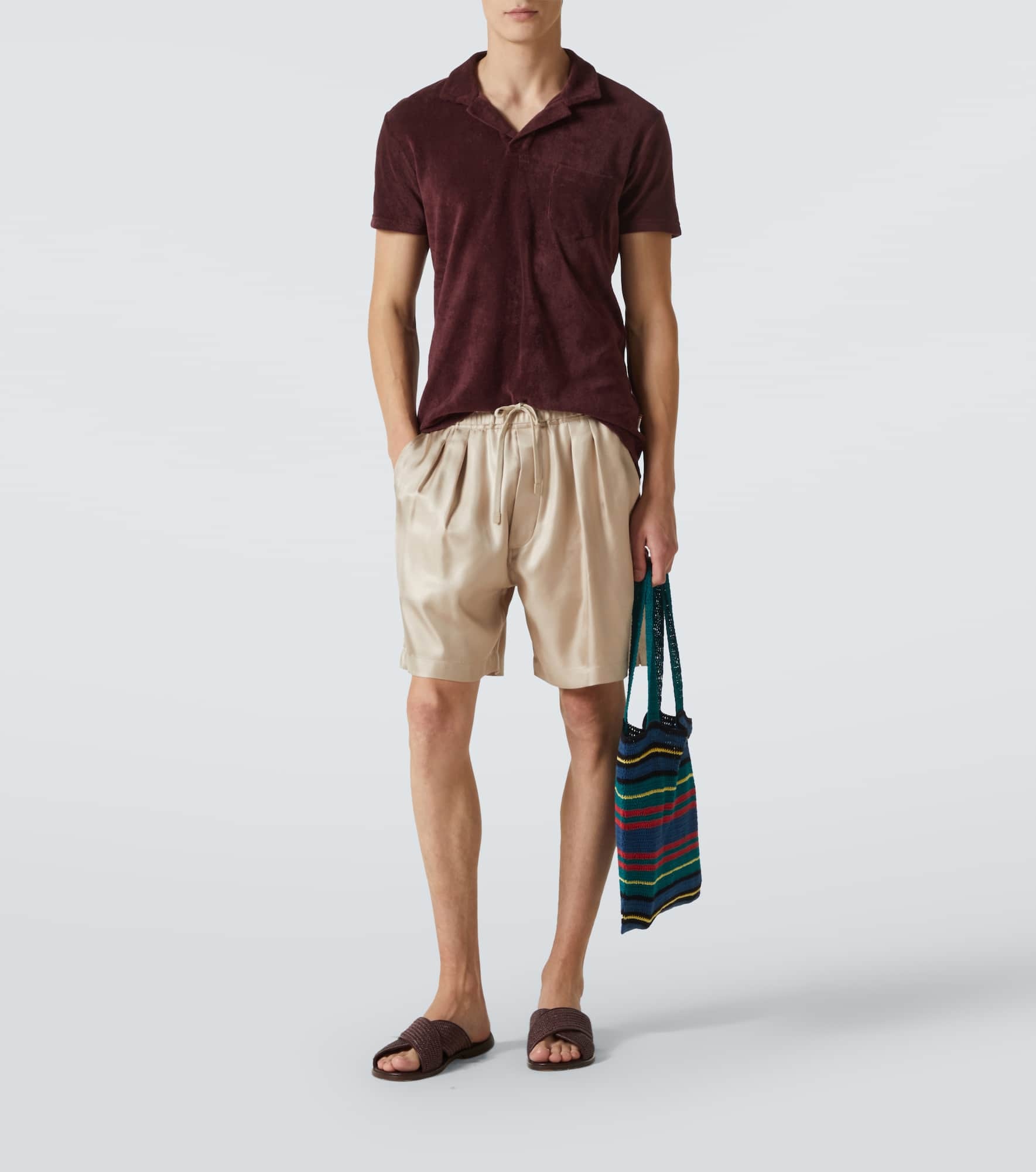 Cotton terry polo shirt - 2