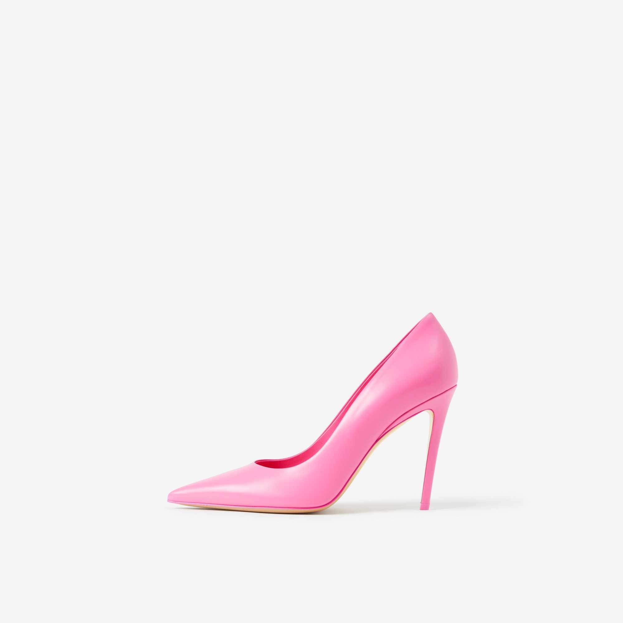 Leather Point-toe Pumps - 5