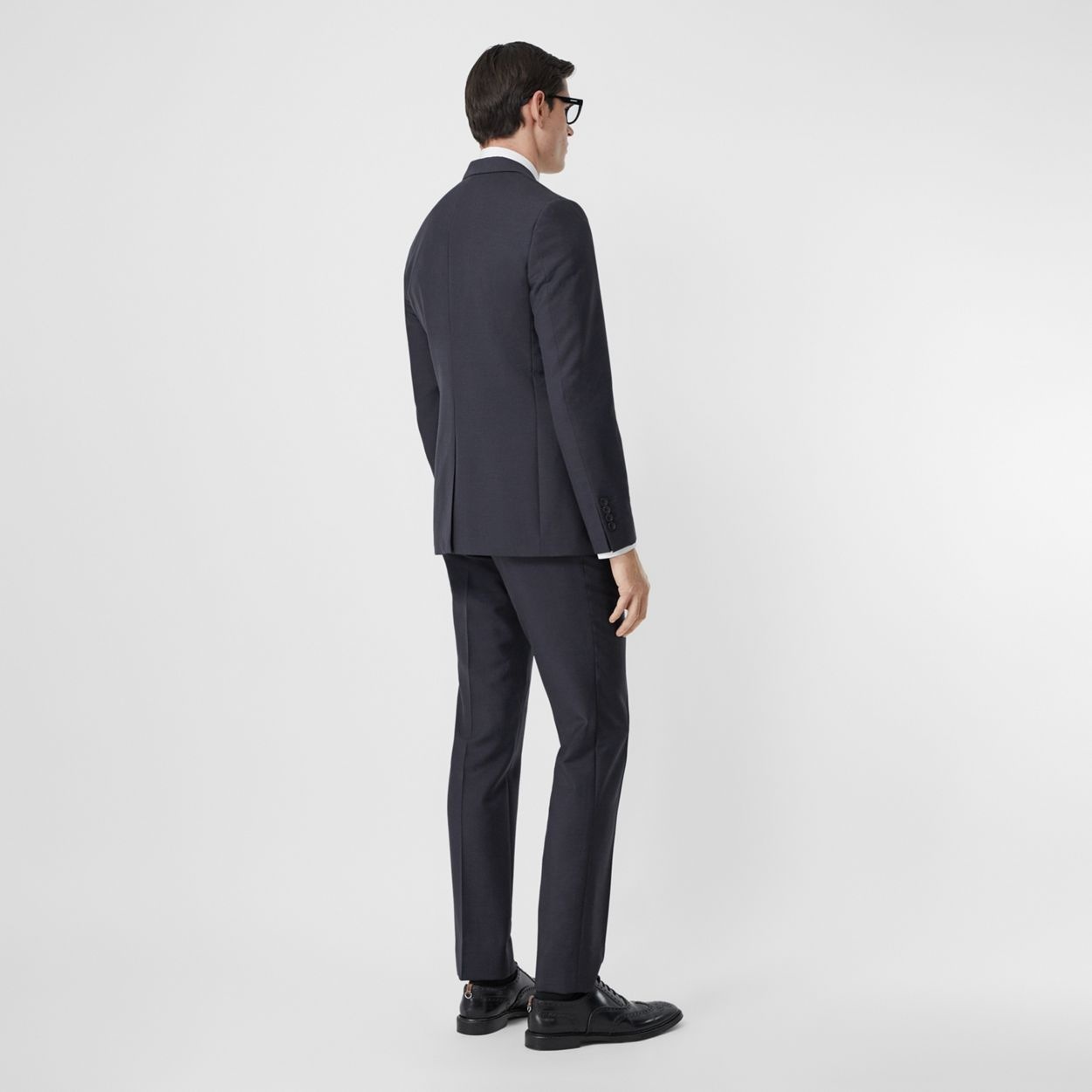 Slim Fit Wool Mohair Suit - 4