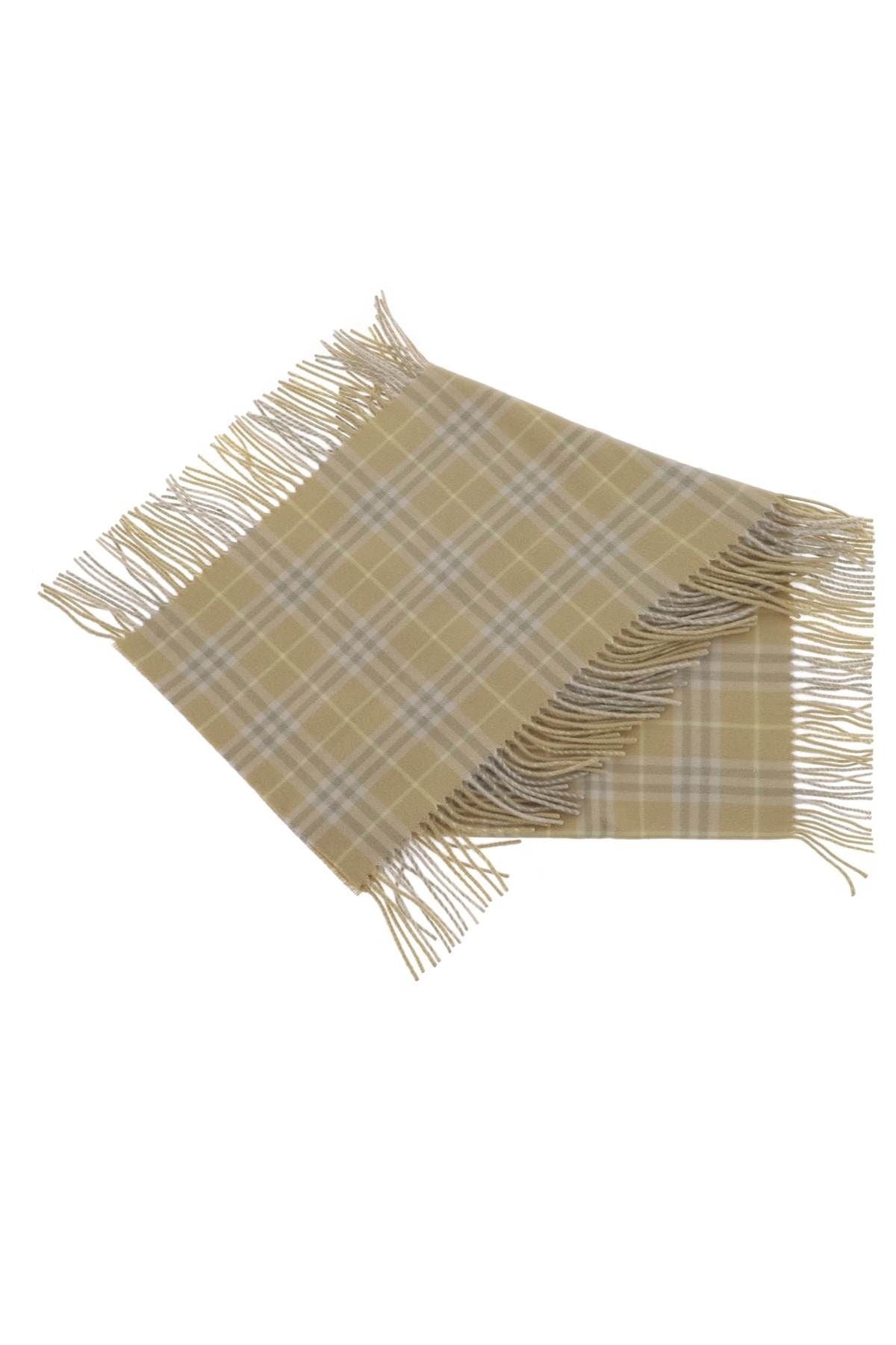 CHECK CASHMERE SCARF - 3