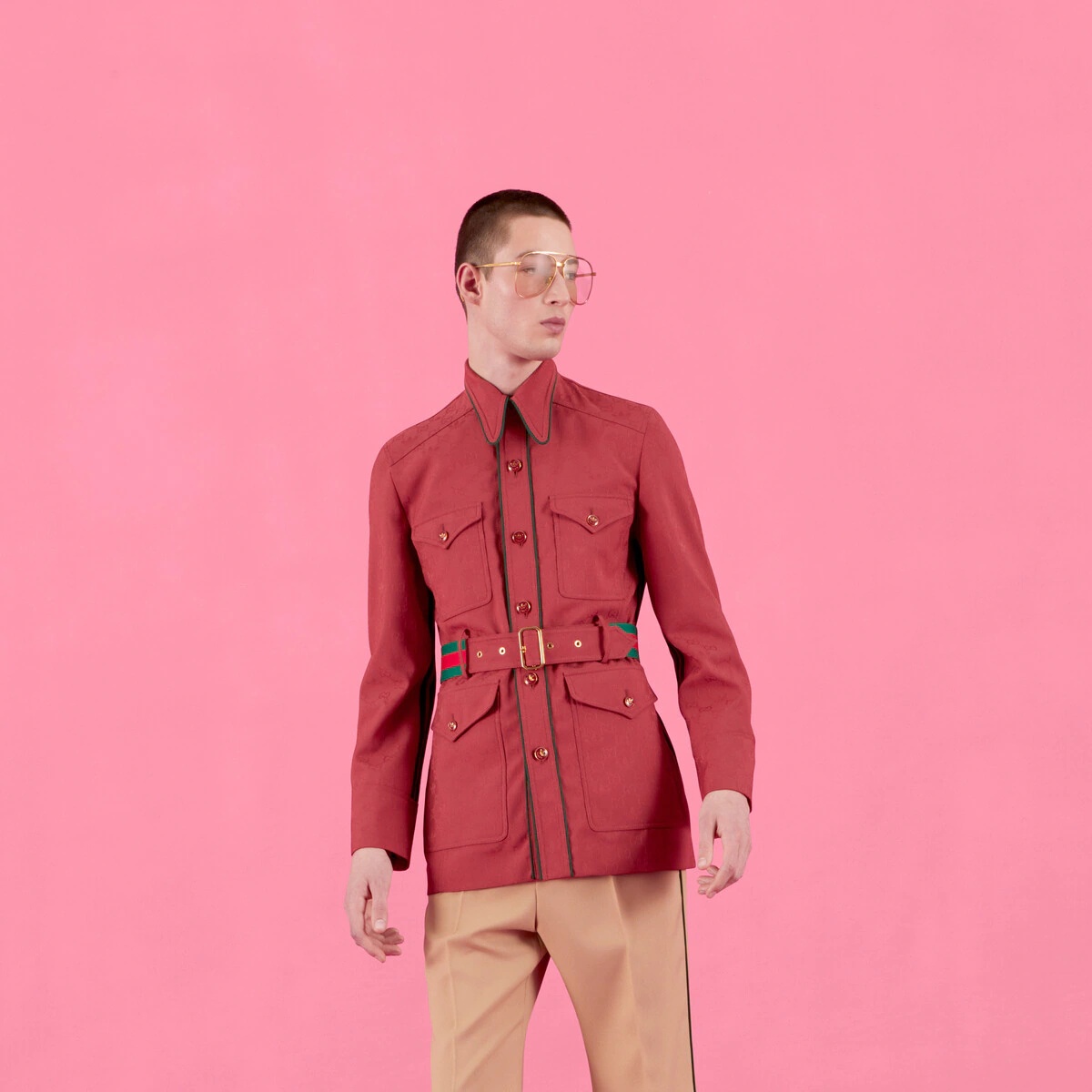 adidas x Gucci GG trefoil jacquard jacket - 6