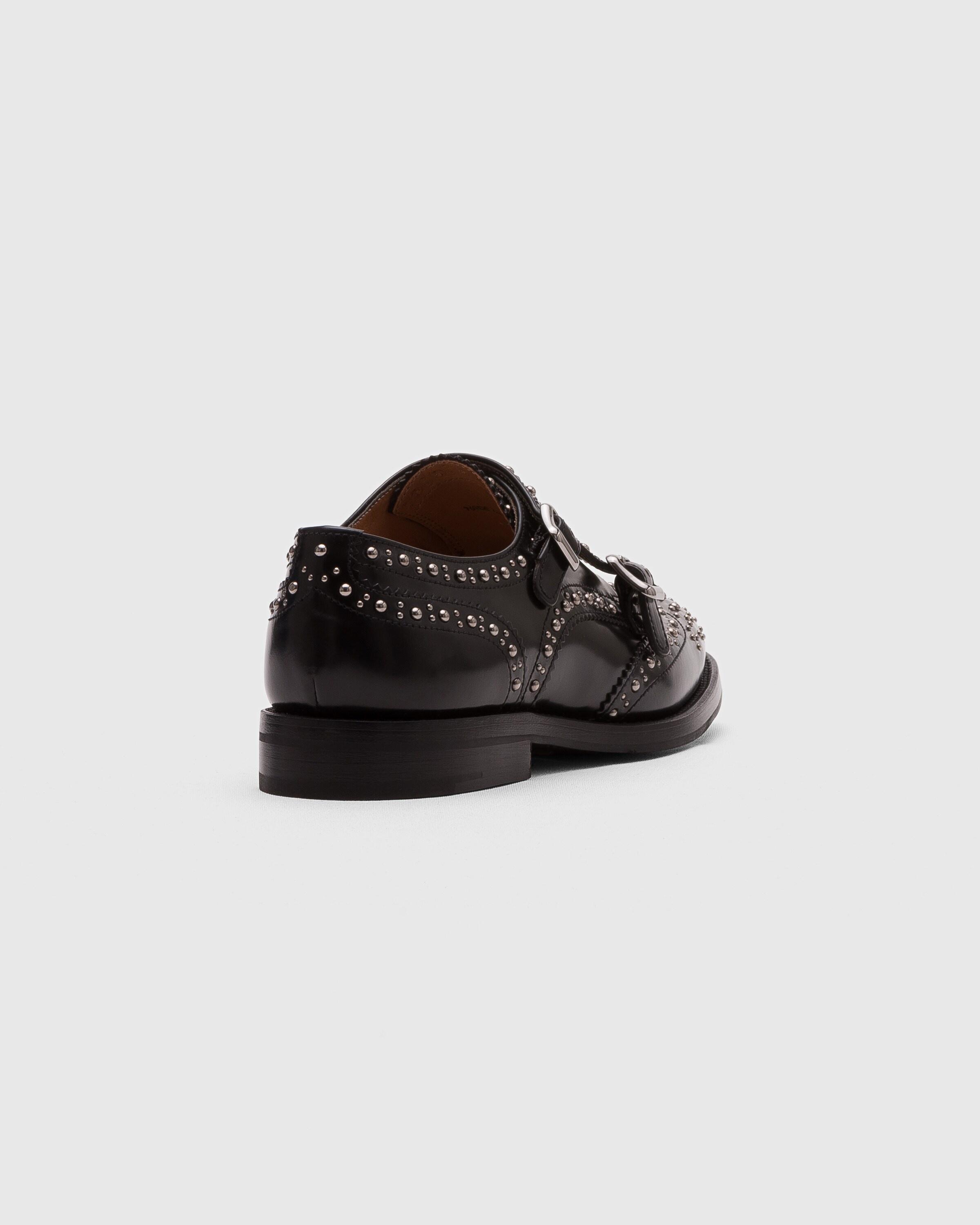 Polished Binder Monk Brogue with Studs - 4