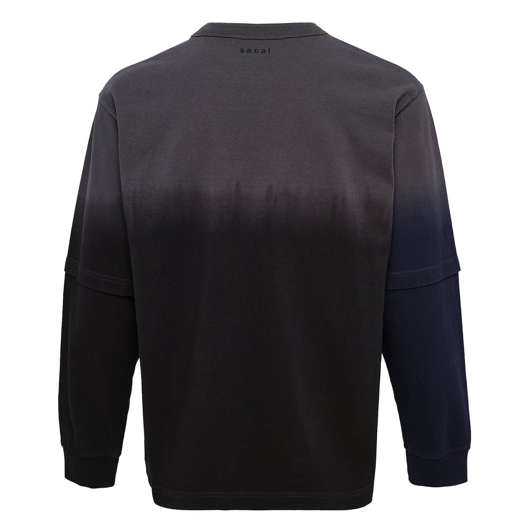 Garment Dye Cotton Jersey Long Sleeve Tee - 2