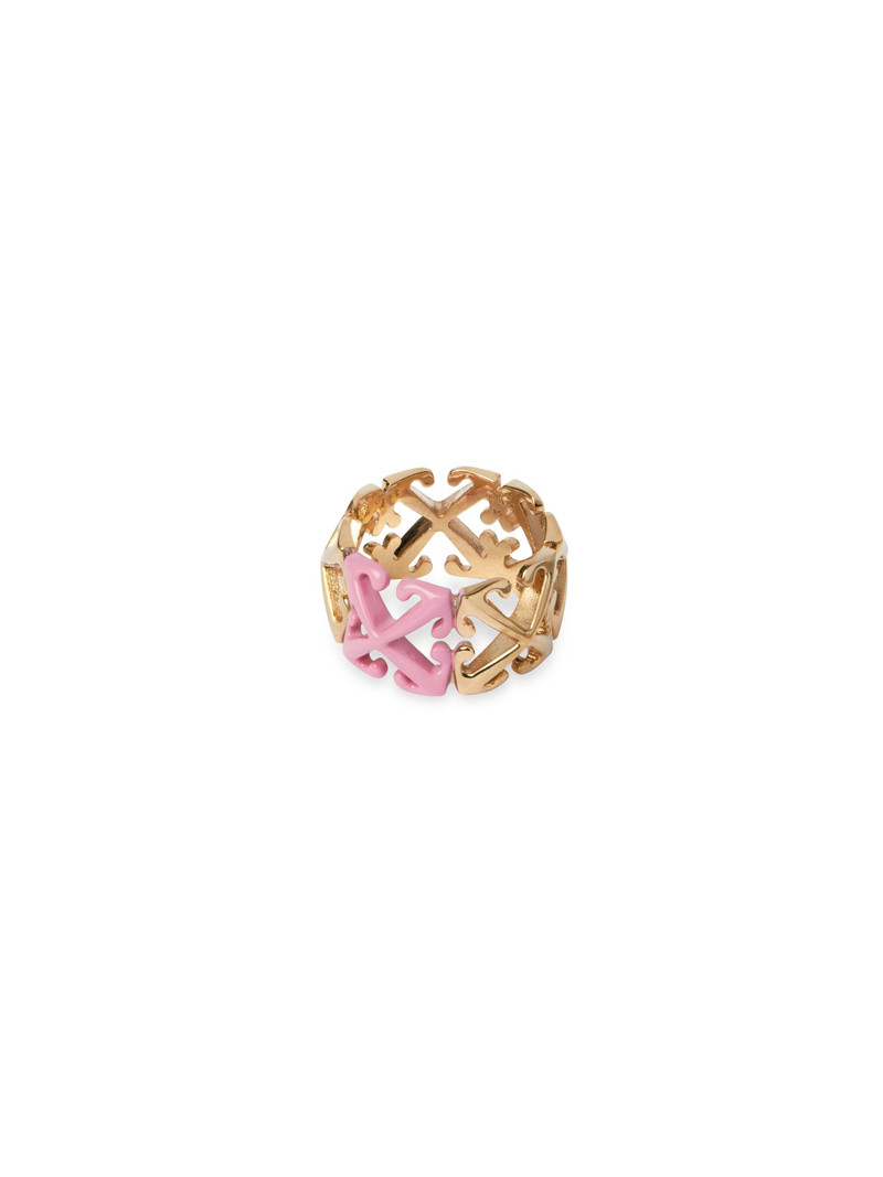 Off-White Enamel Arrow Ring outlook