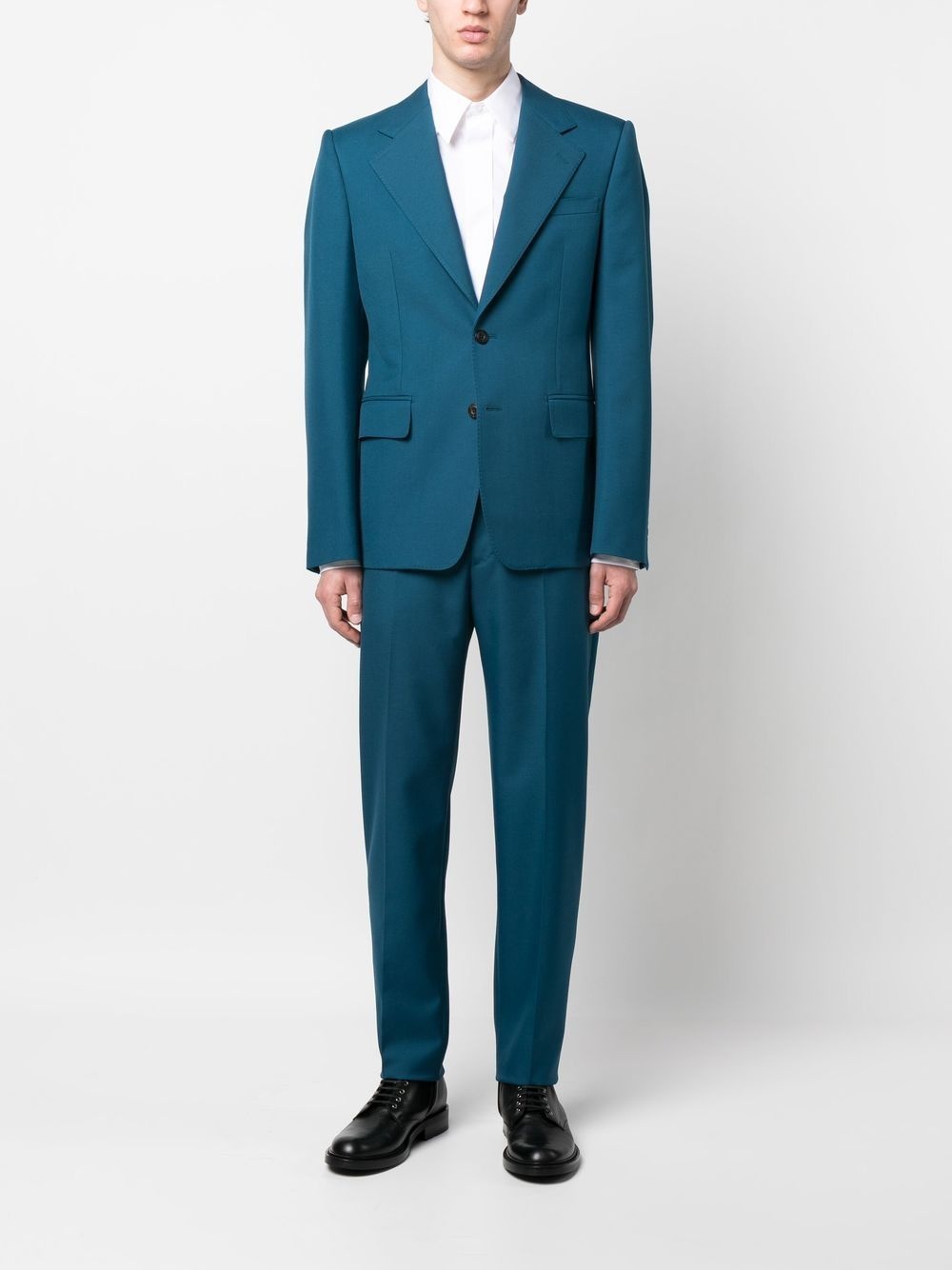 tailored single-breasted blazer - 2