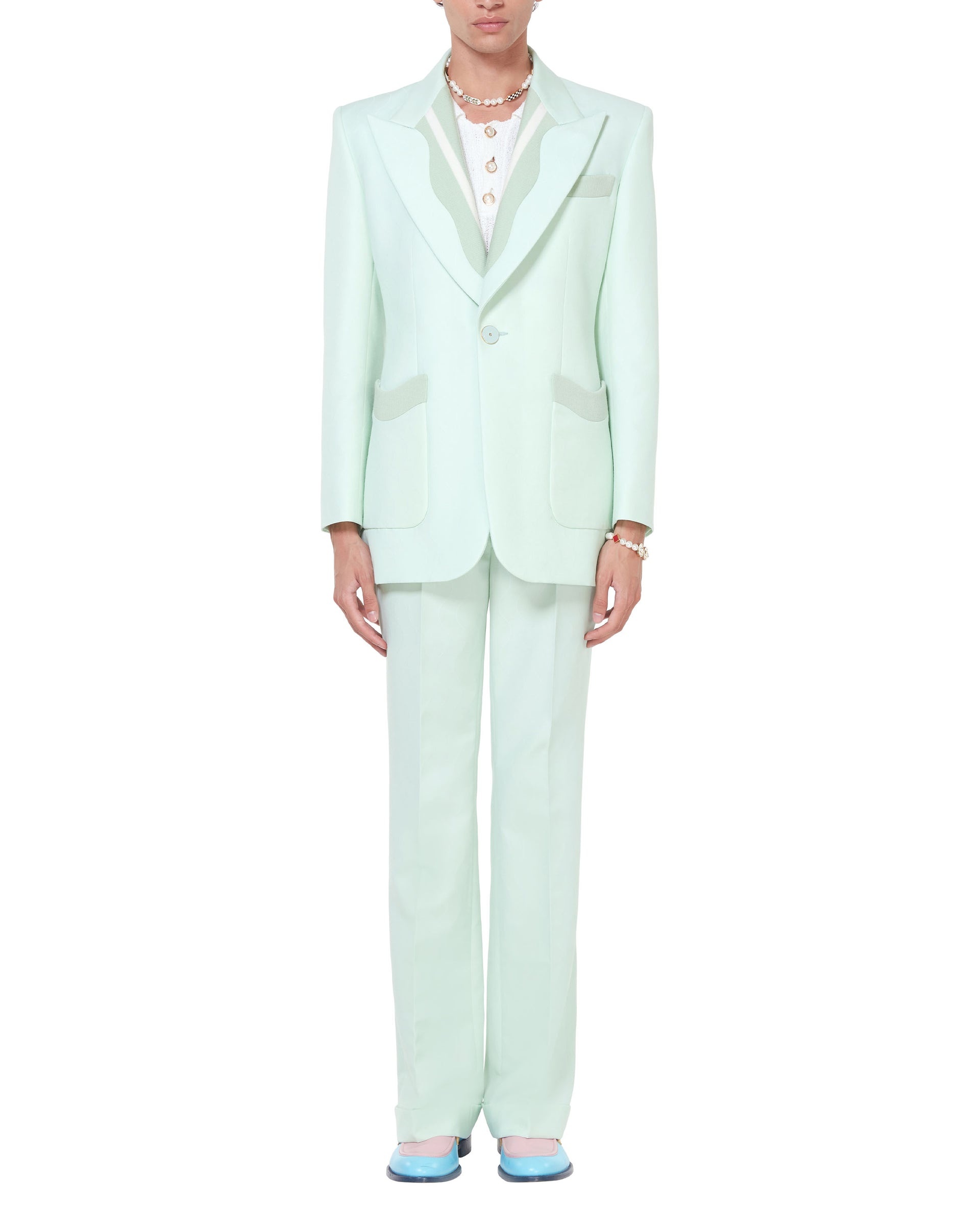 Mint Memphis Pinstripe Jacket - 3