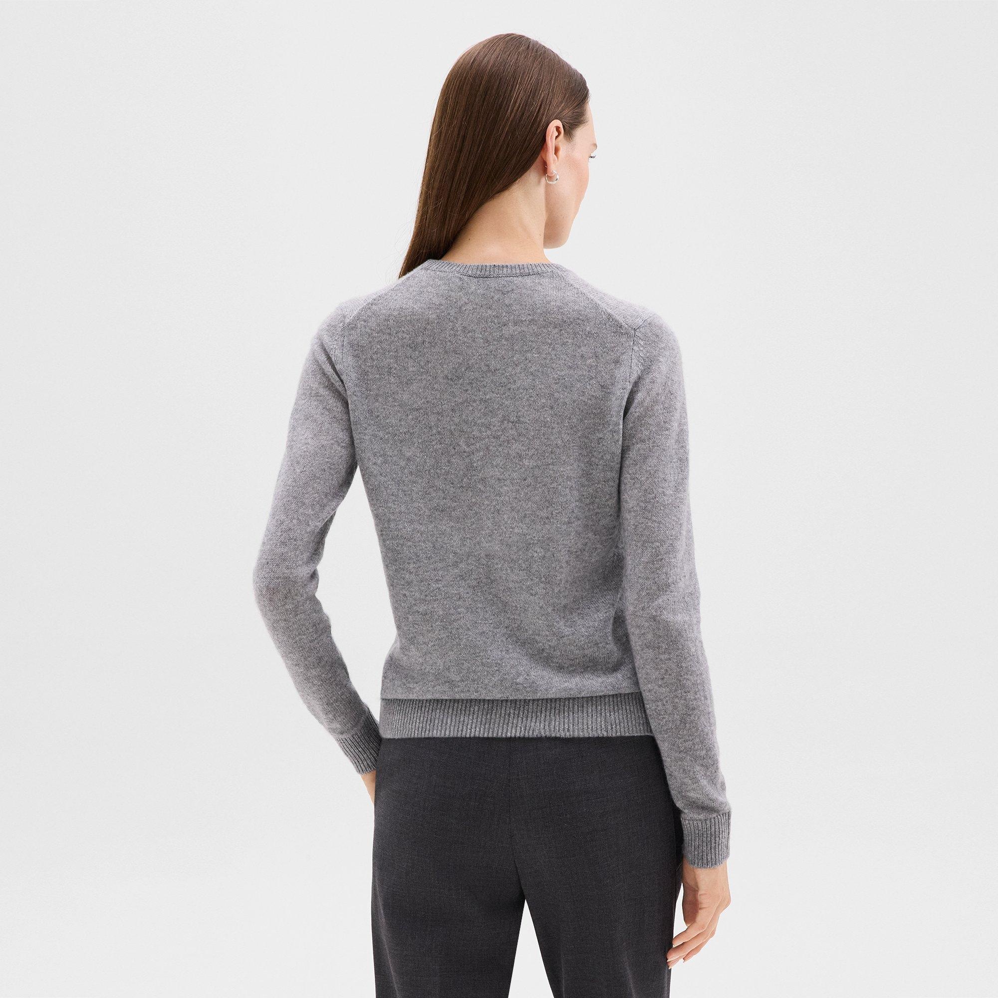Crewneck Sweater in Feather Cashmere - 4