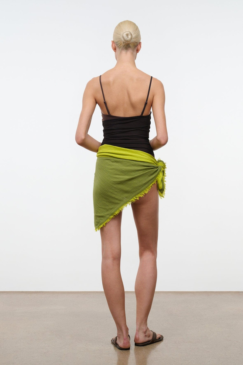 STAUD SONYA SCARF PESTO 5