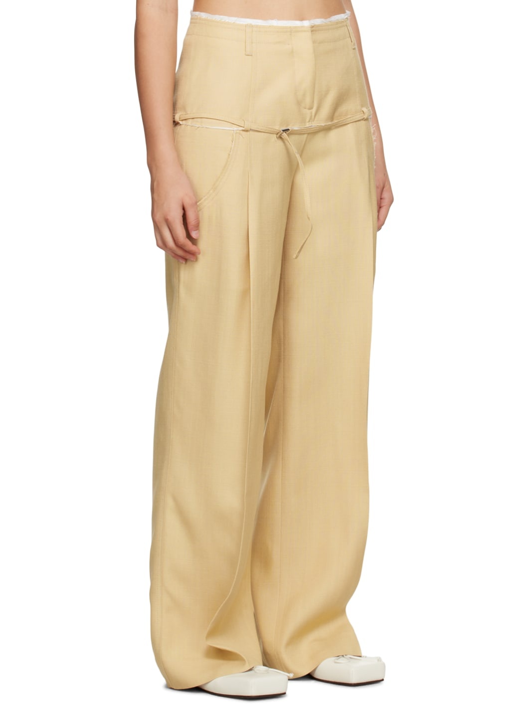Beige Le Chouchou 'Le Pantalon Criollo' Trousers - 2