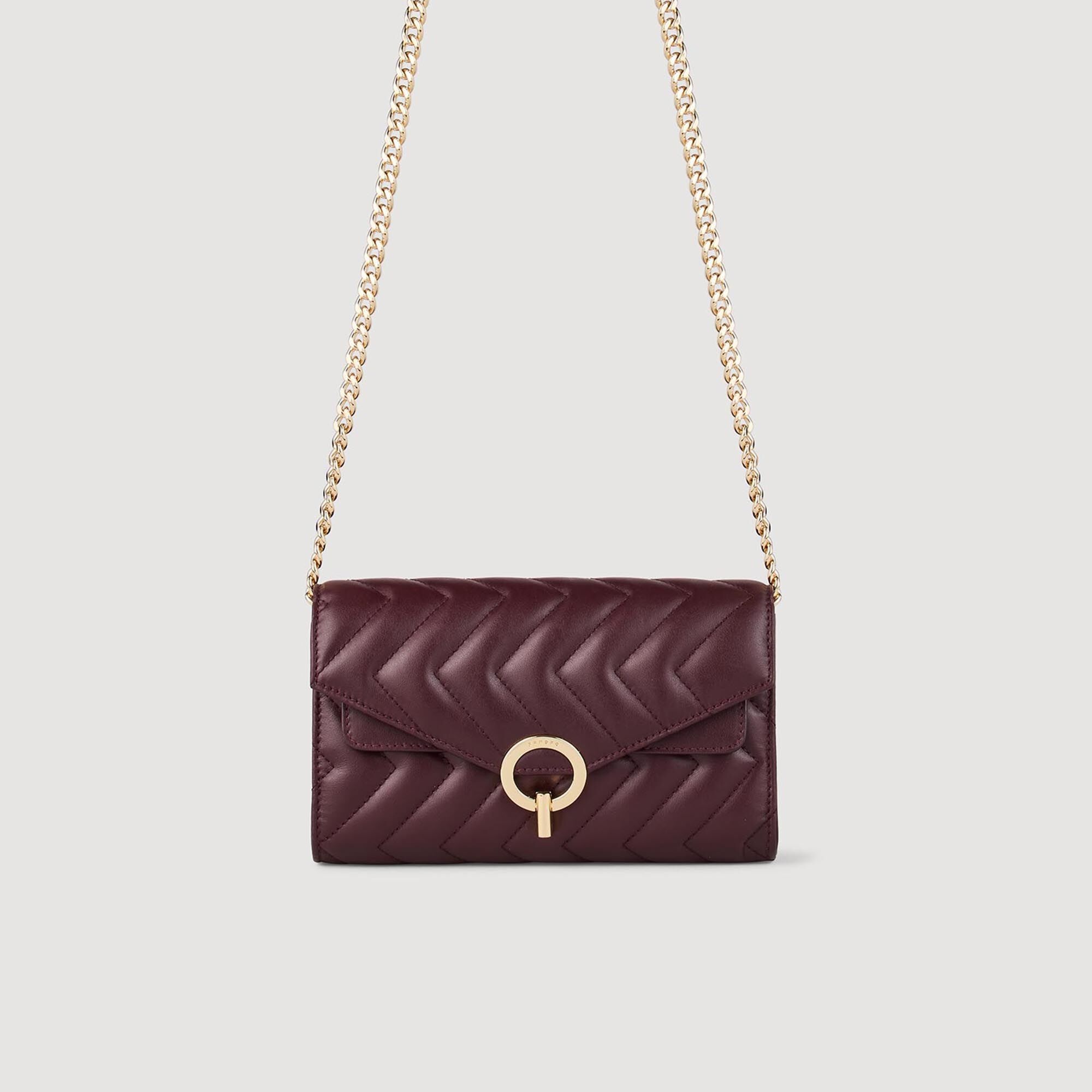 LEATHER CROSSBODY CLUTCH BAG - 3
