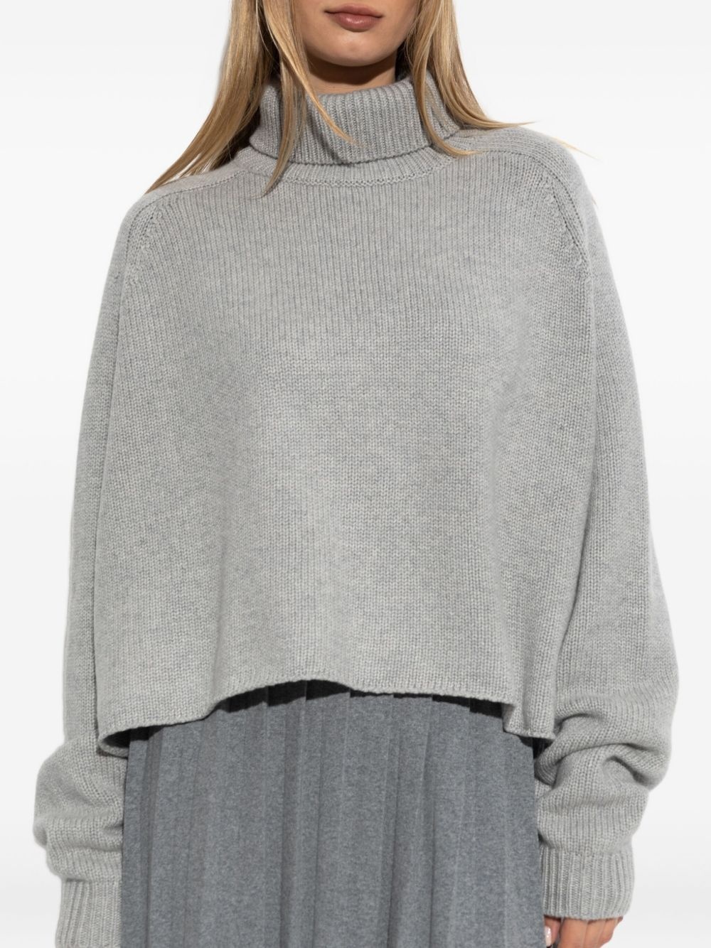 turtleneck cashmere sweater - 3