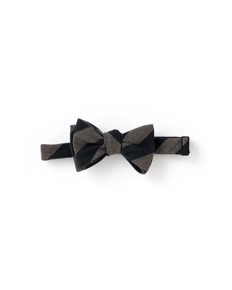 BOW TIE STRIPE (N.D.) BLACK - 1