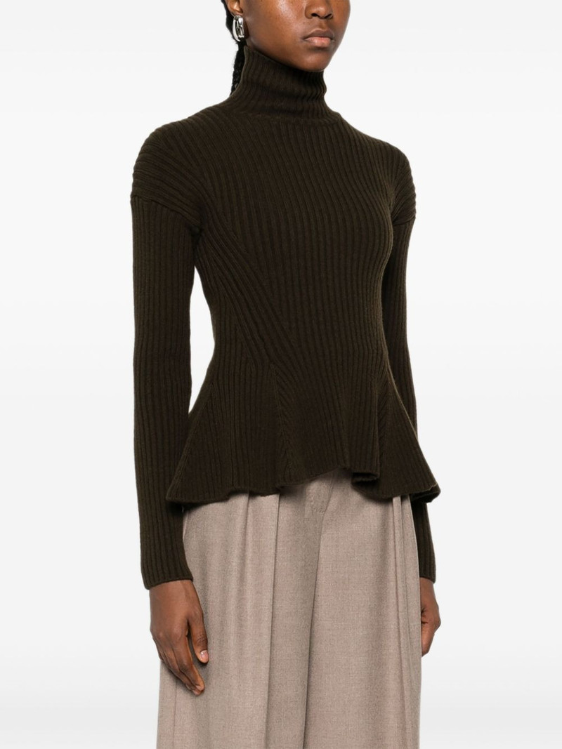 ribbed peplum knitwear 3