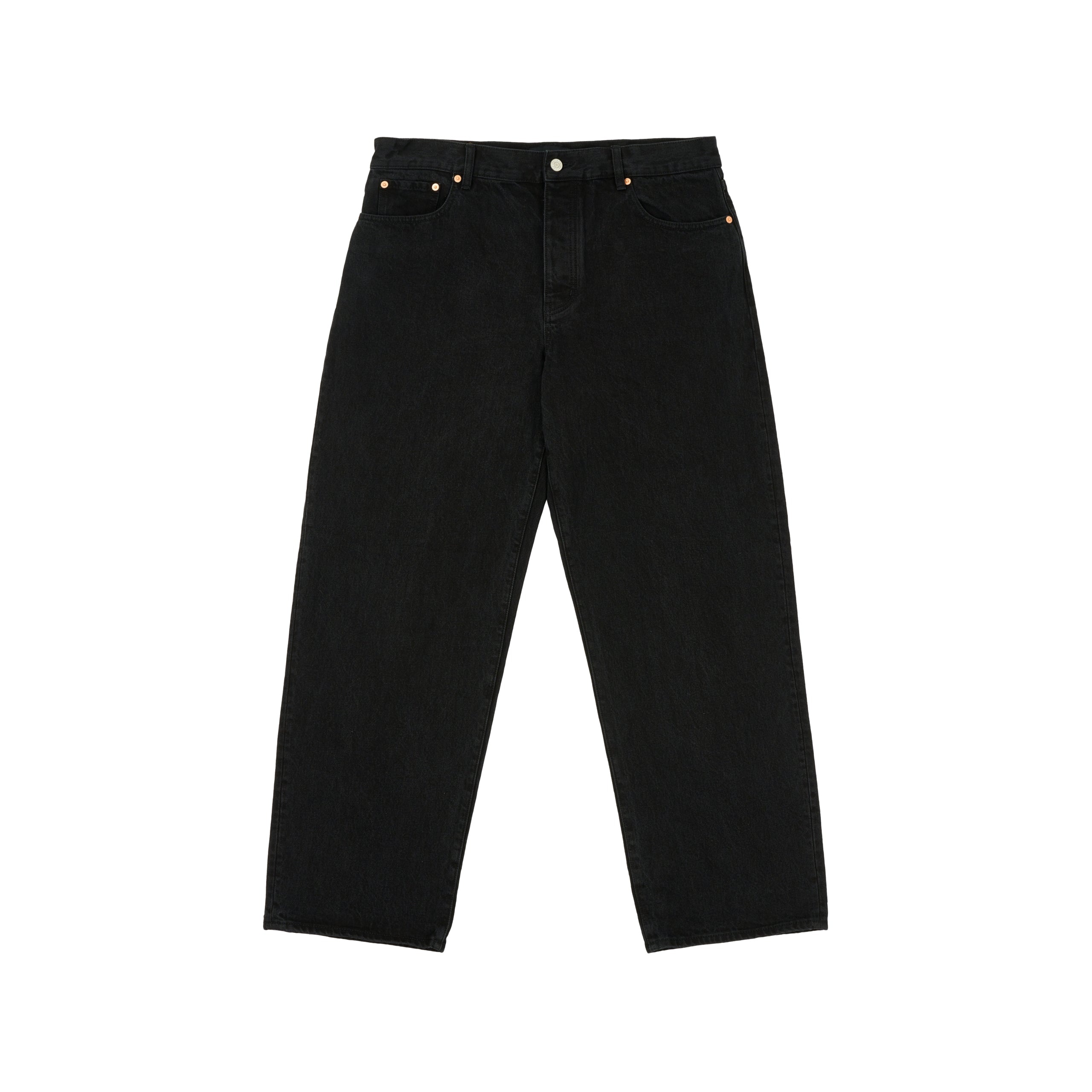 P90 BAGGY JEAN BLACK STONE WASH - 1