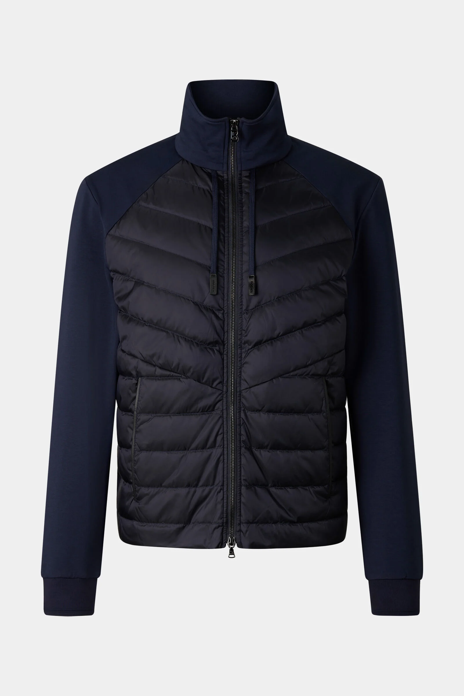 Baker down jersey jacket in Navy blue - 1