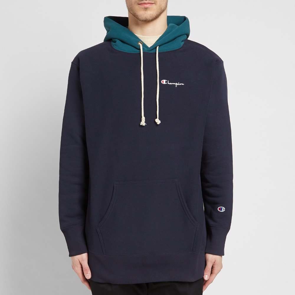 Champion Reverse Weave Colour Block Popover Hoody - 4