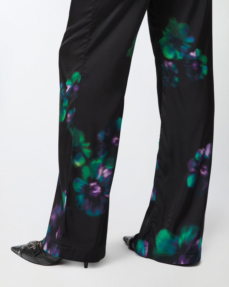 SATIN TROUSERS WITH FLORAL PRINT 5