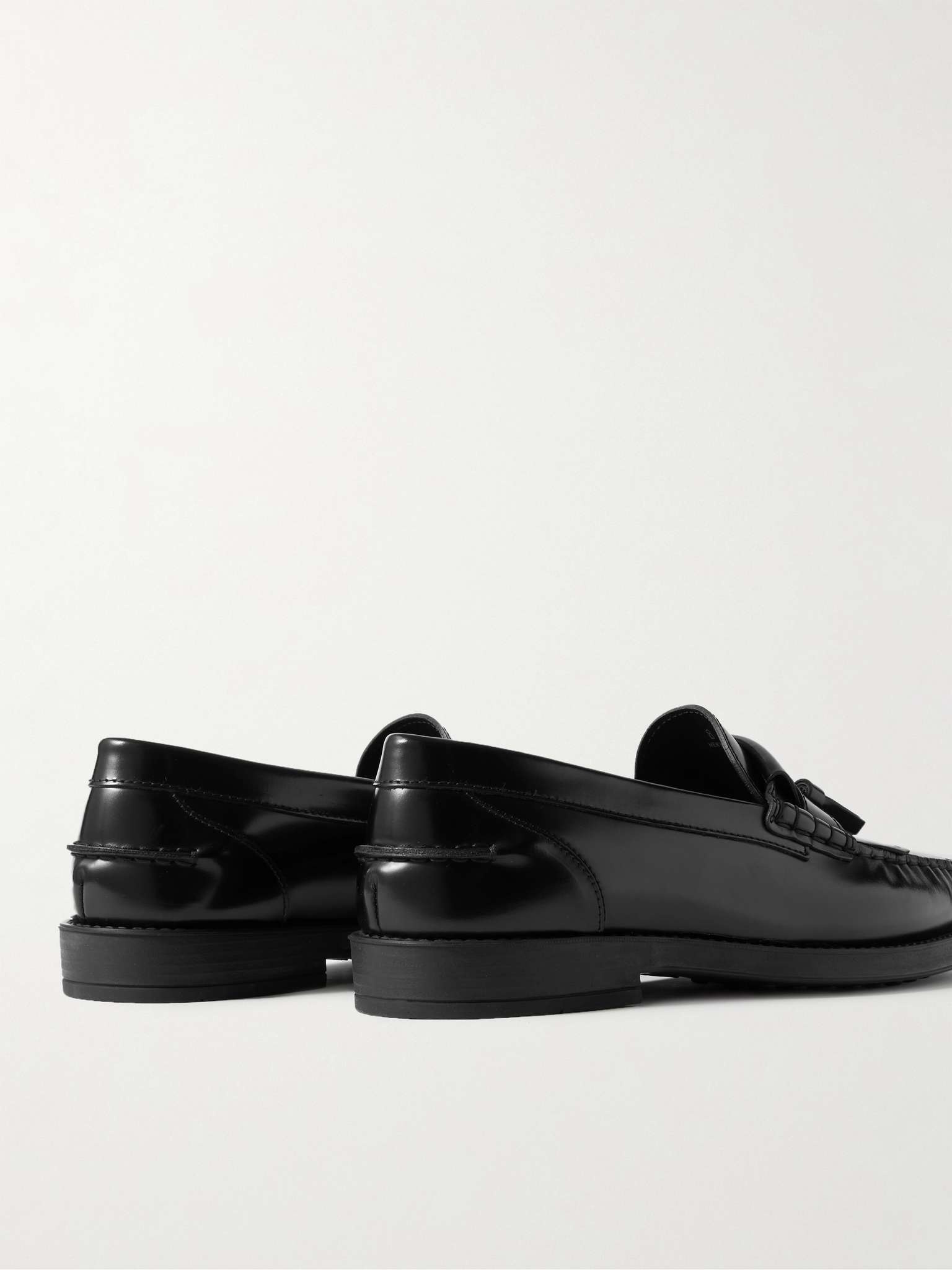 Polished-Leather Tasselled Loafers - 5