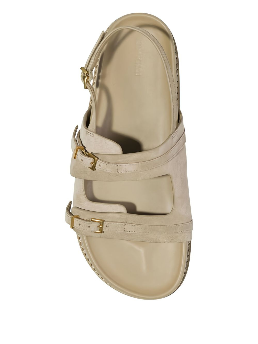 Carey buckle-strap suede sandals - 3