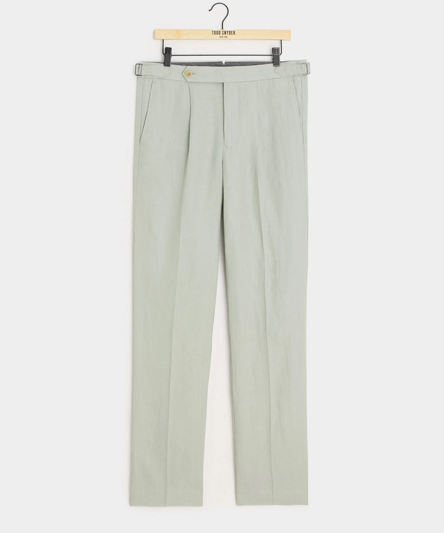 Irish Linen Side Tab Trouser - 1