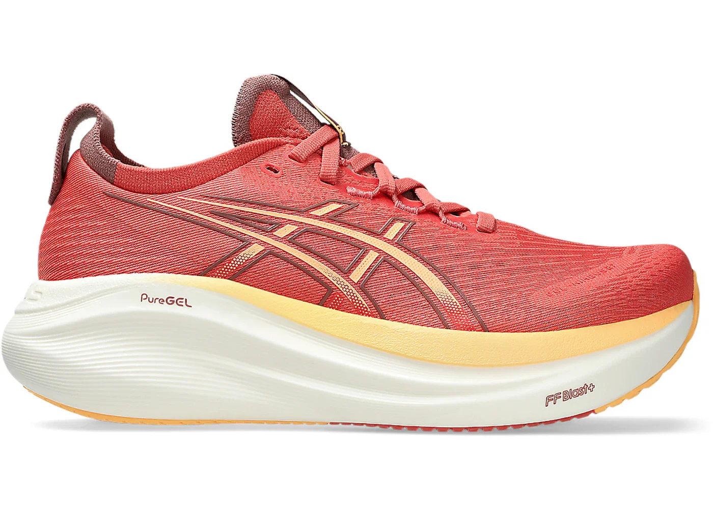 ASICS Gel-Nimbus 27 Dark Pink Clay Orange Glow (Women's) - 1