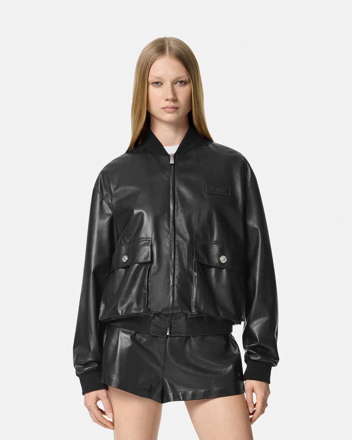 Leather Blouson Jacket - 4
