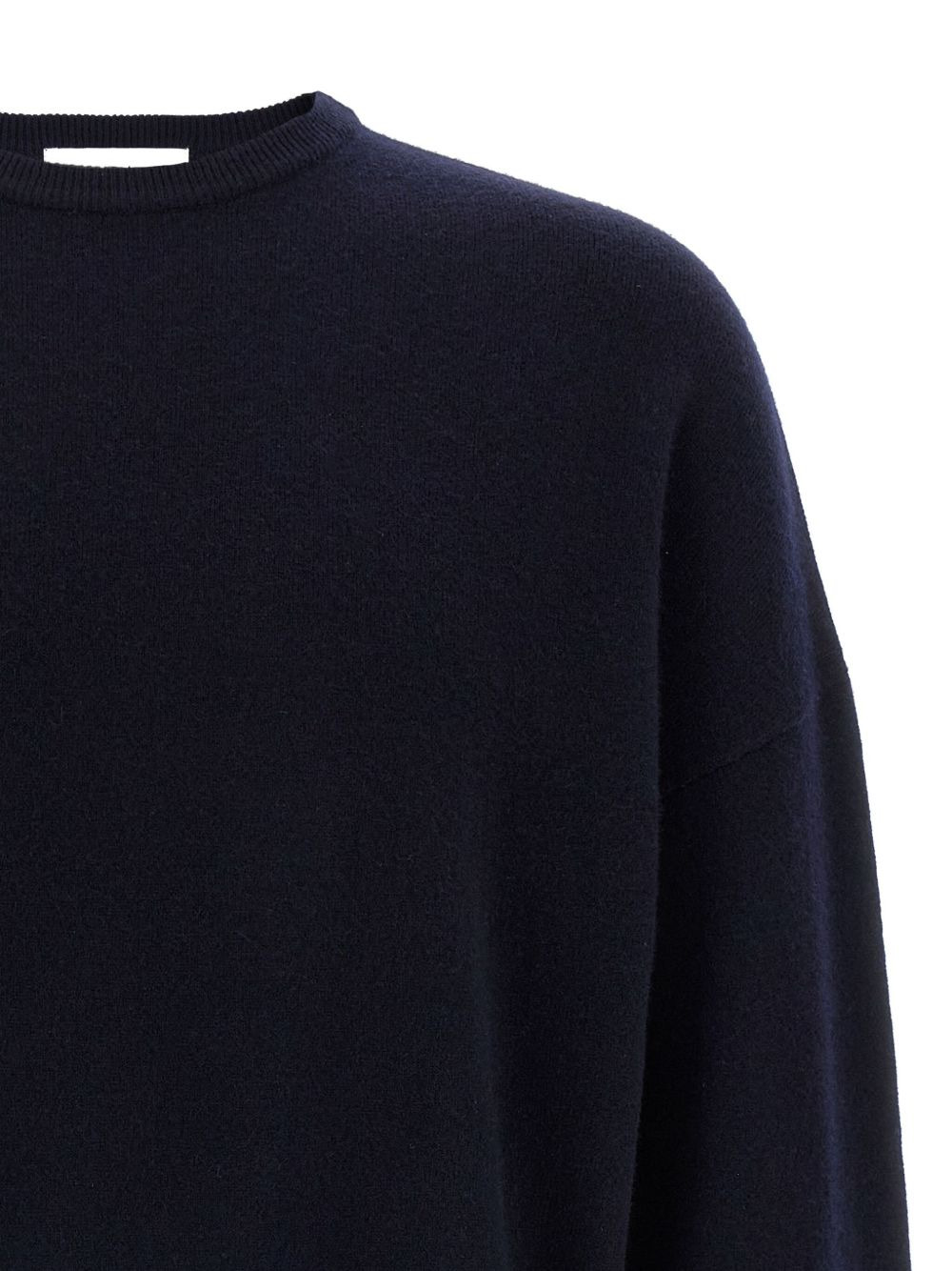 crew-neck cuffed-sleeves sweater - 4