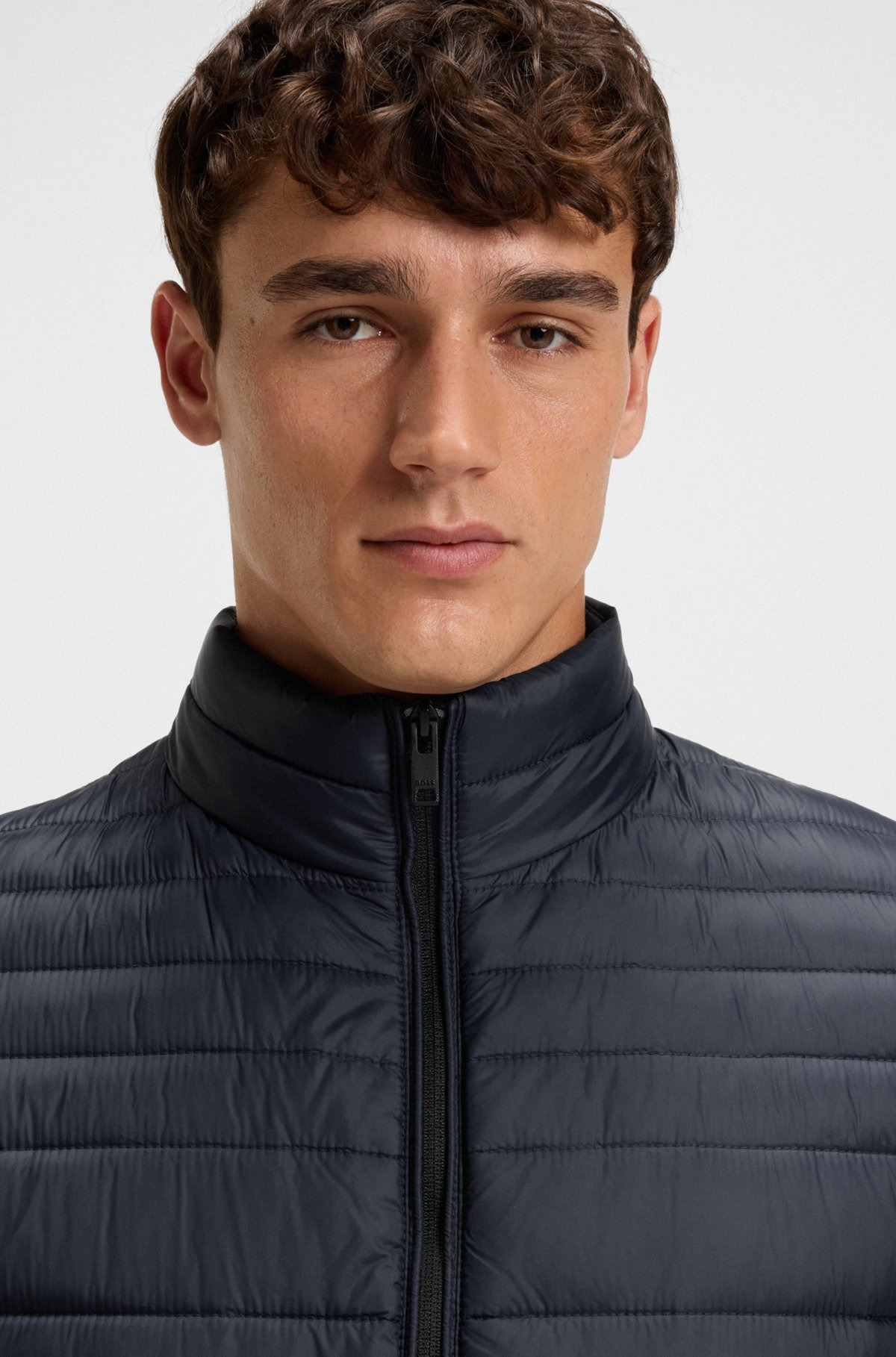 WATER-REPELLENT QUILTED FIELD JACKET WITH PACKABLE HOOD - 5