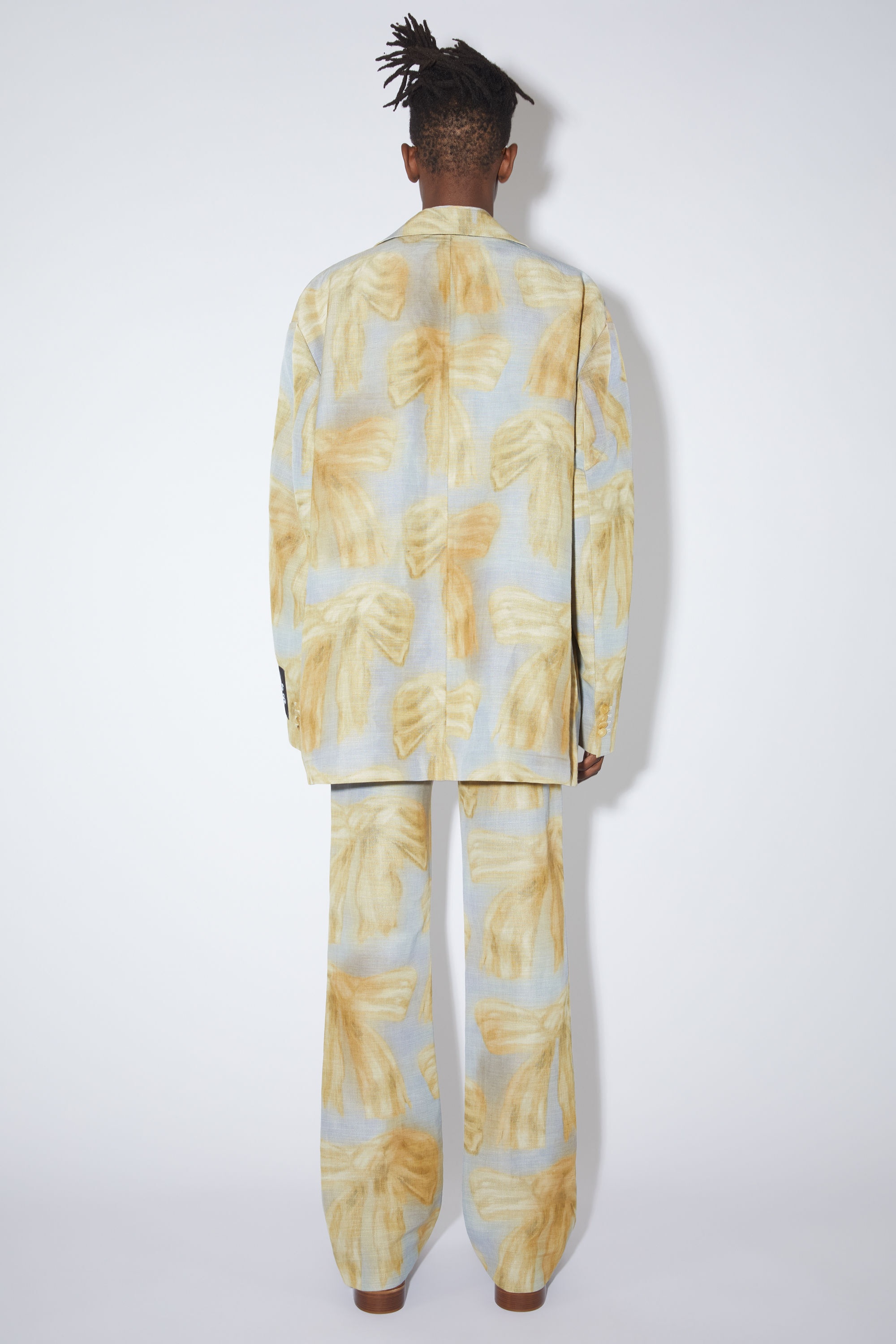 Printed jacket - Light blue/beige - 3