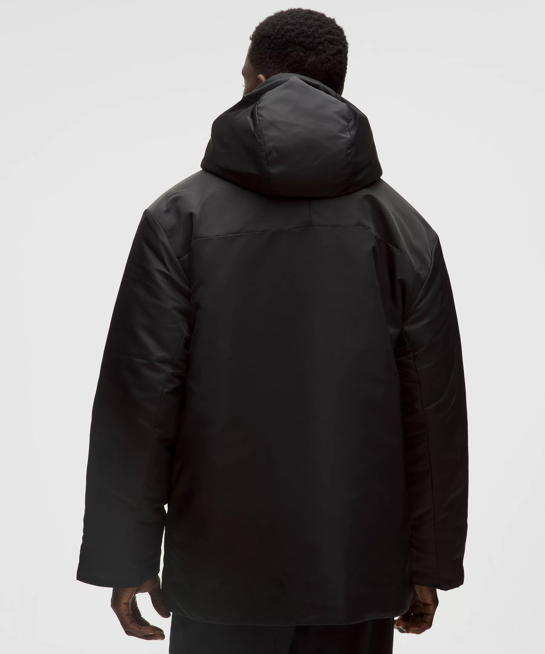 Snap-Front Insulated Hooded Jacket - 3