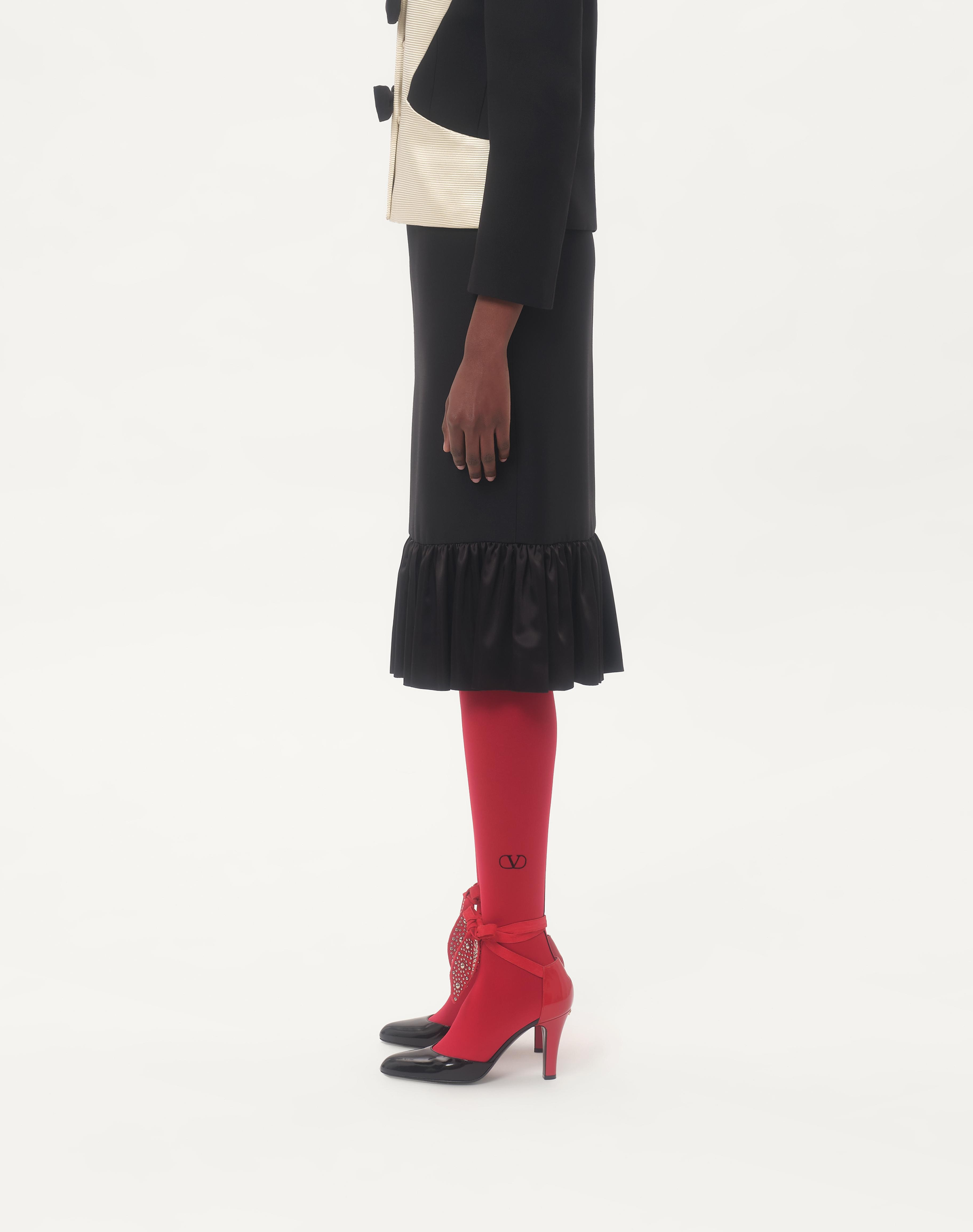 CREPE COUTURE MIDI SKIRT - 5