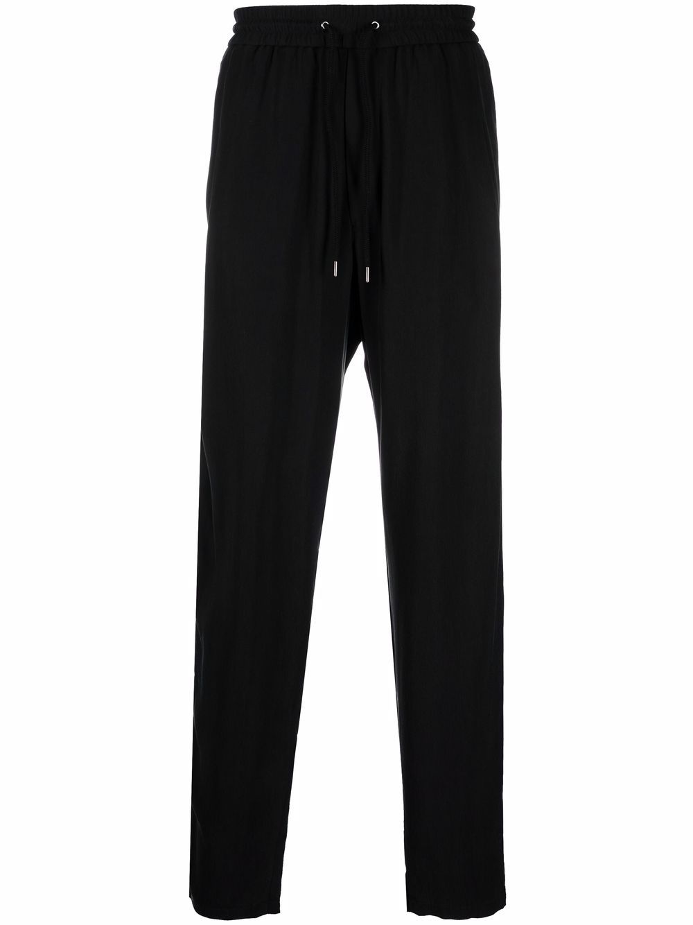 tapered cotton track pants - 1