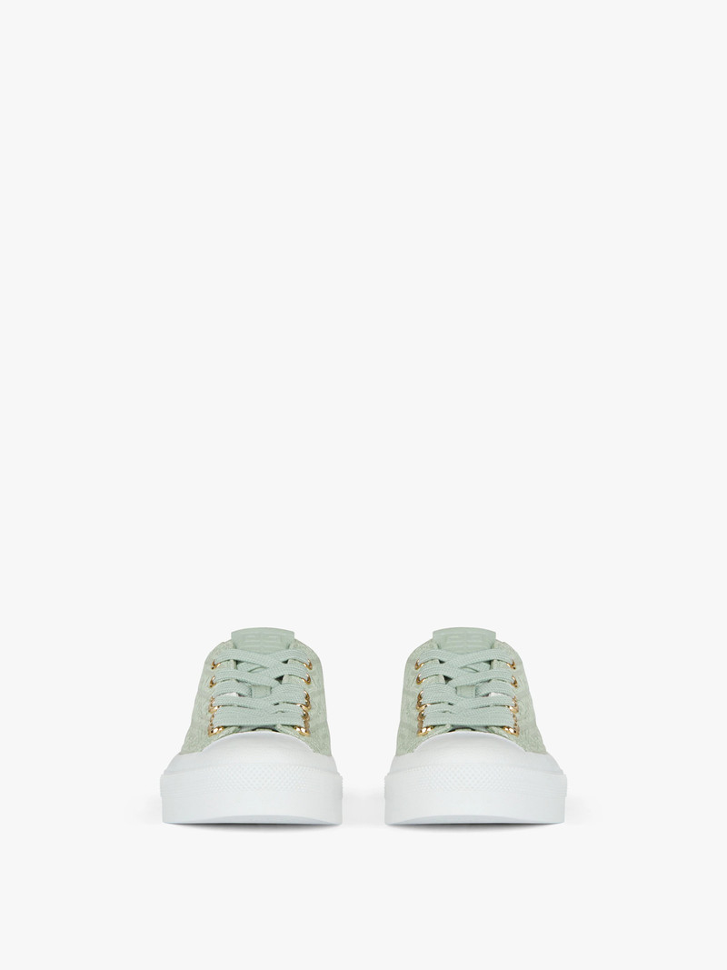 CITY SNEAKERS IN 4G EMBROIDERED CANVAS 2