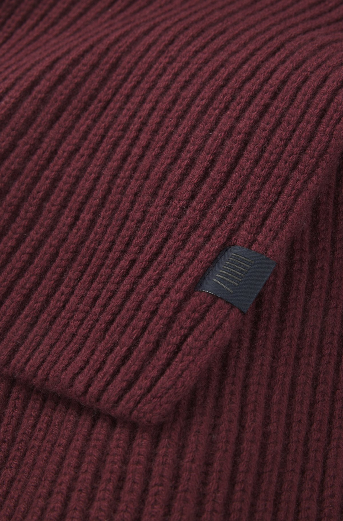 BECKHAM X BOSS SCARF IN VIRGIN WOOL AND CASHMERE - 4
