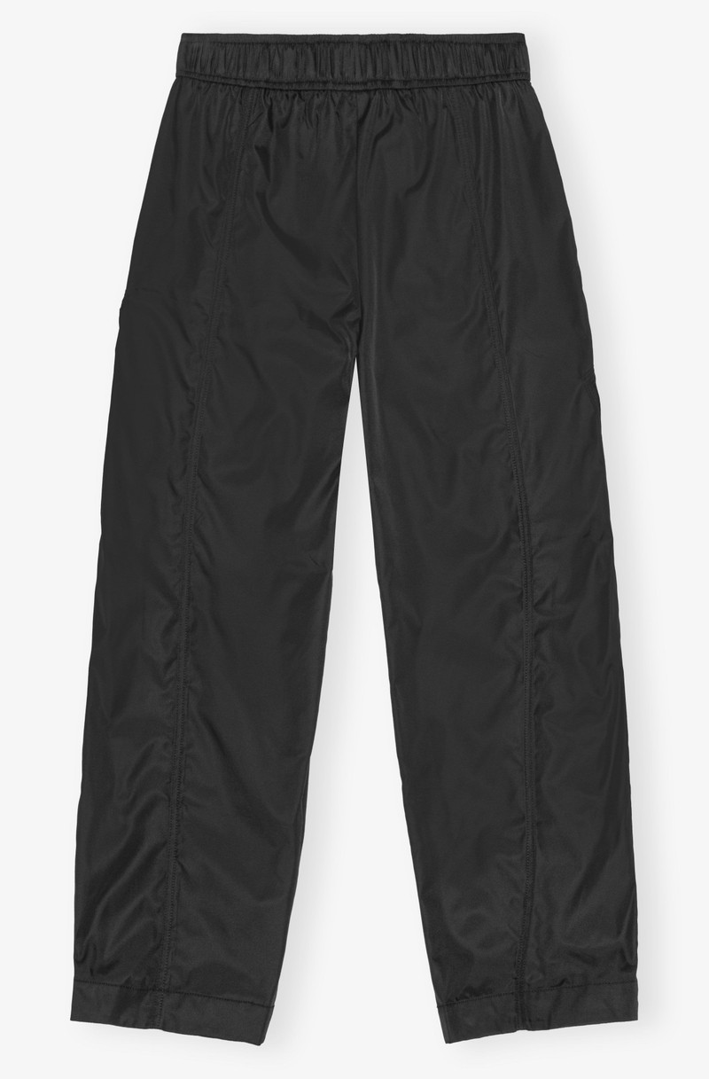 BLACK DUCHESSE NYLON CARGO PANTS 6