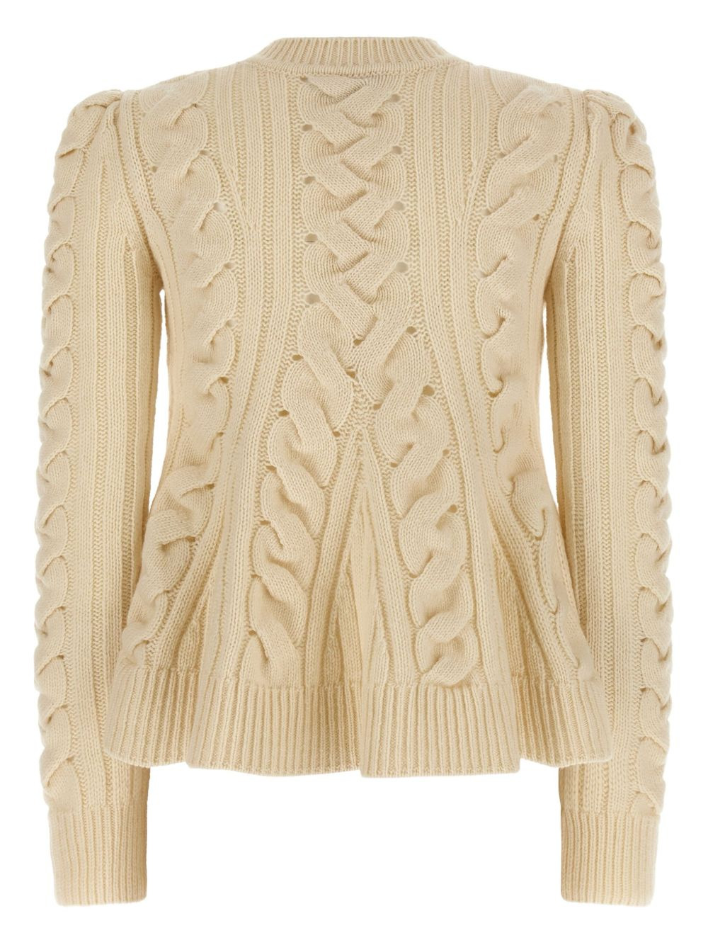 cable-knit sweater - 2