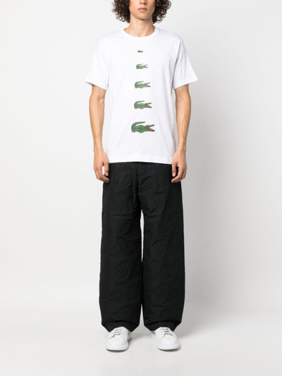 Comme des Garçons SHIRT x Lacoste logo-print T-shirt outlook