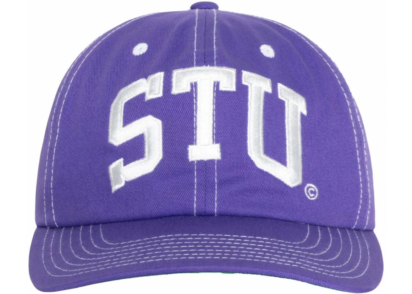 Stussy Mid-Depth Stu Arch Strapback Blue - 1