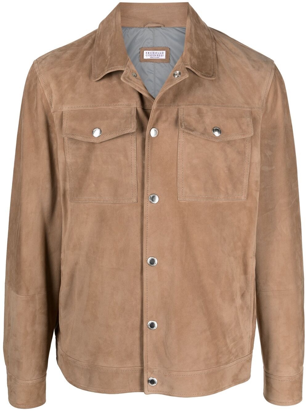 suede shirt jacket - 1