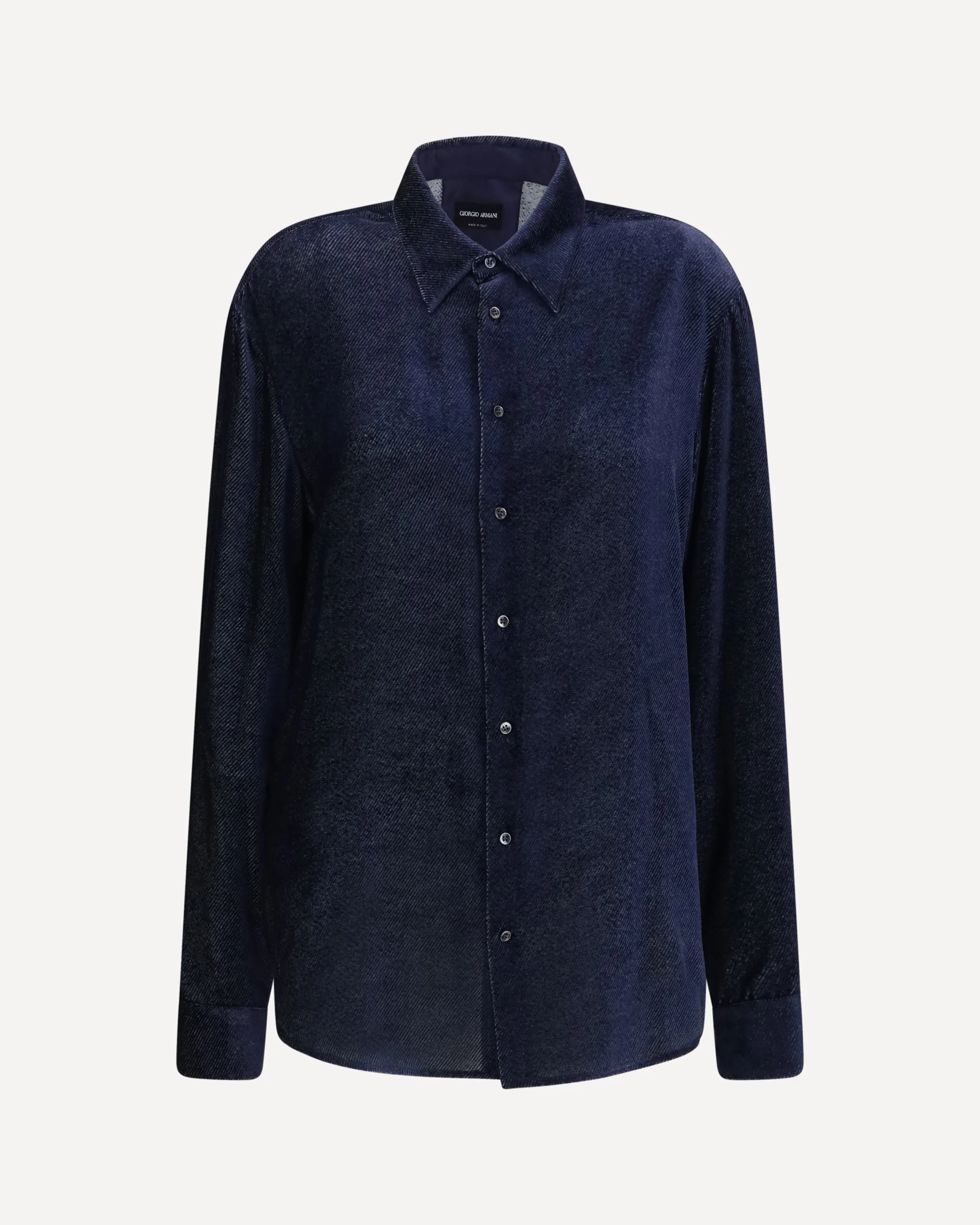 Silk blend devoré velvet twill Shirt - 1