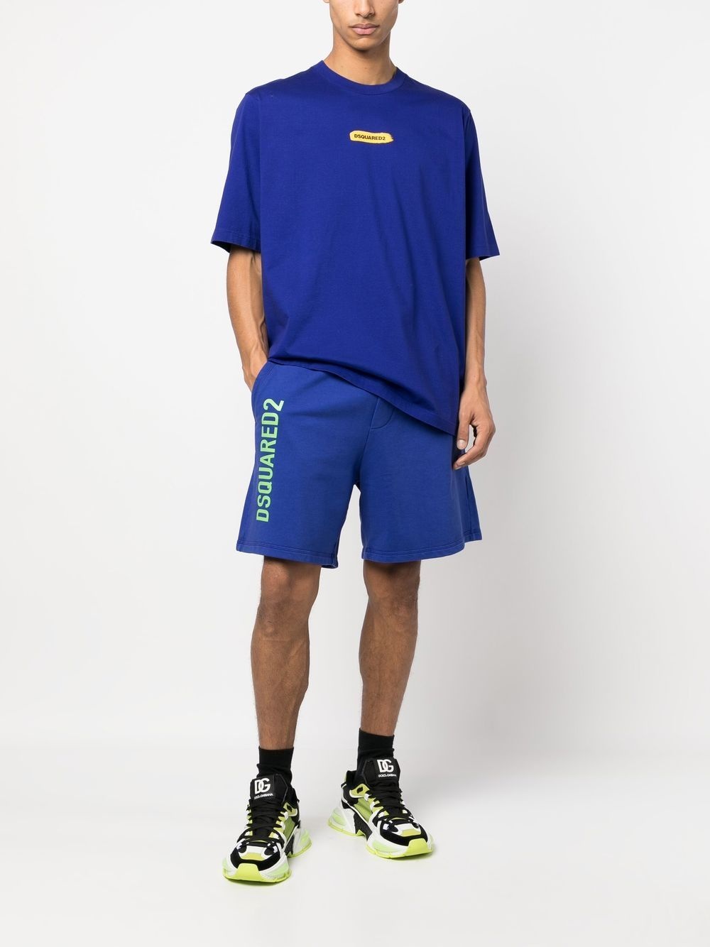 logo-stamp cottonT-shirt - 2