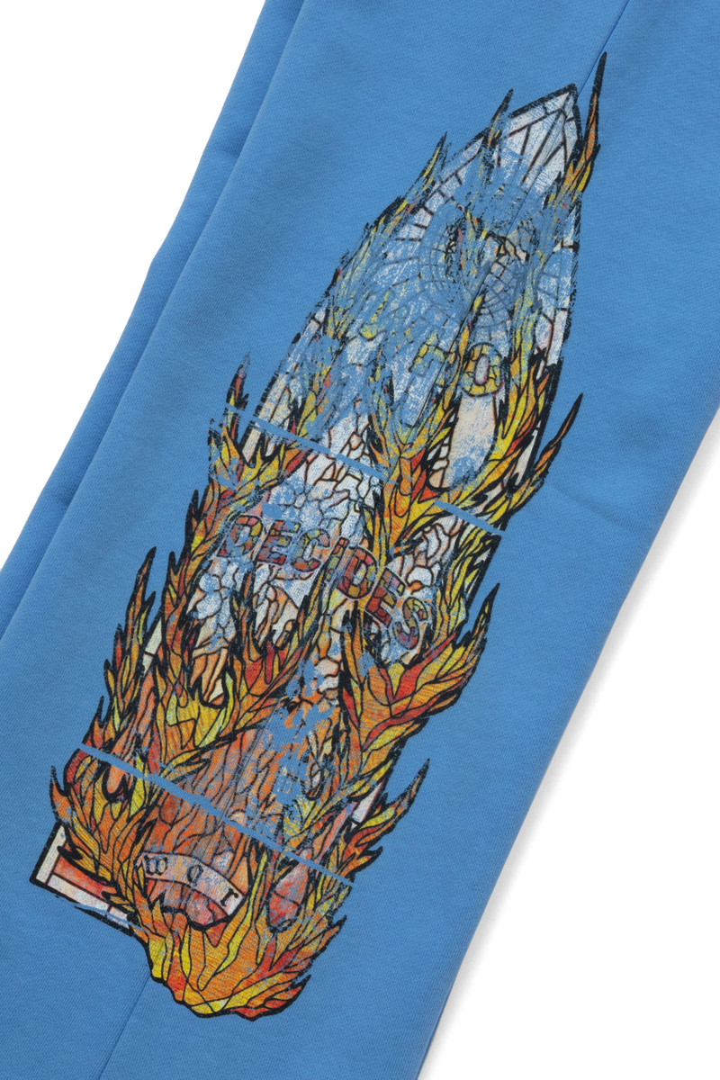 WHO DECIDES WAR FADED FLAME GLASS SWEATPANT outlook