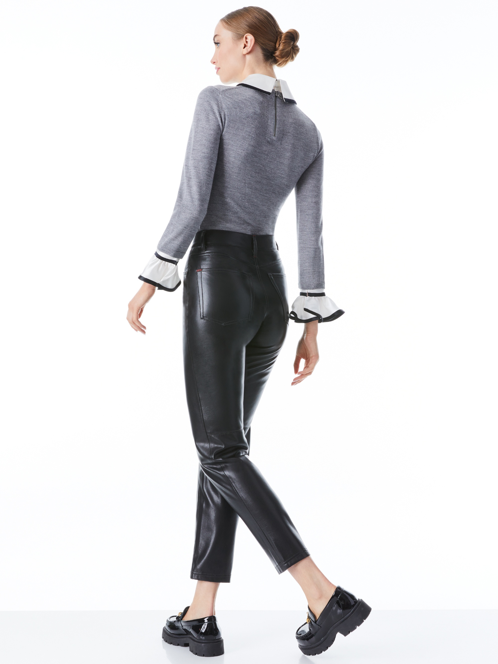 JUSTINA COMBINATION SWEATER - 3