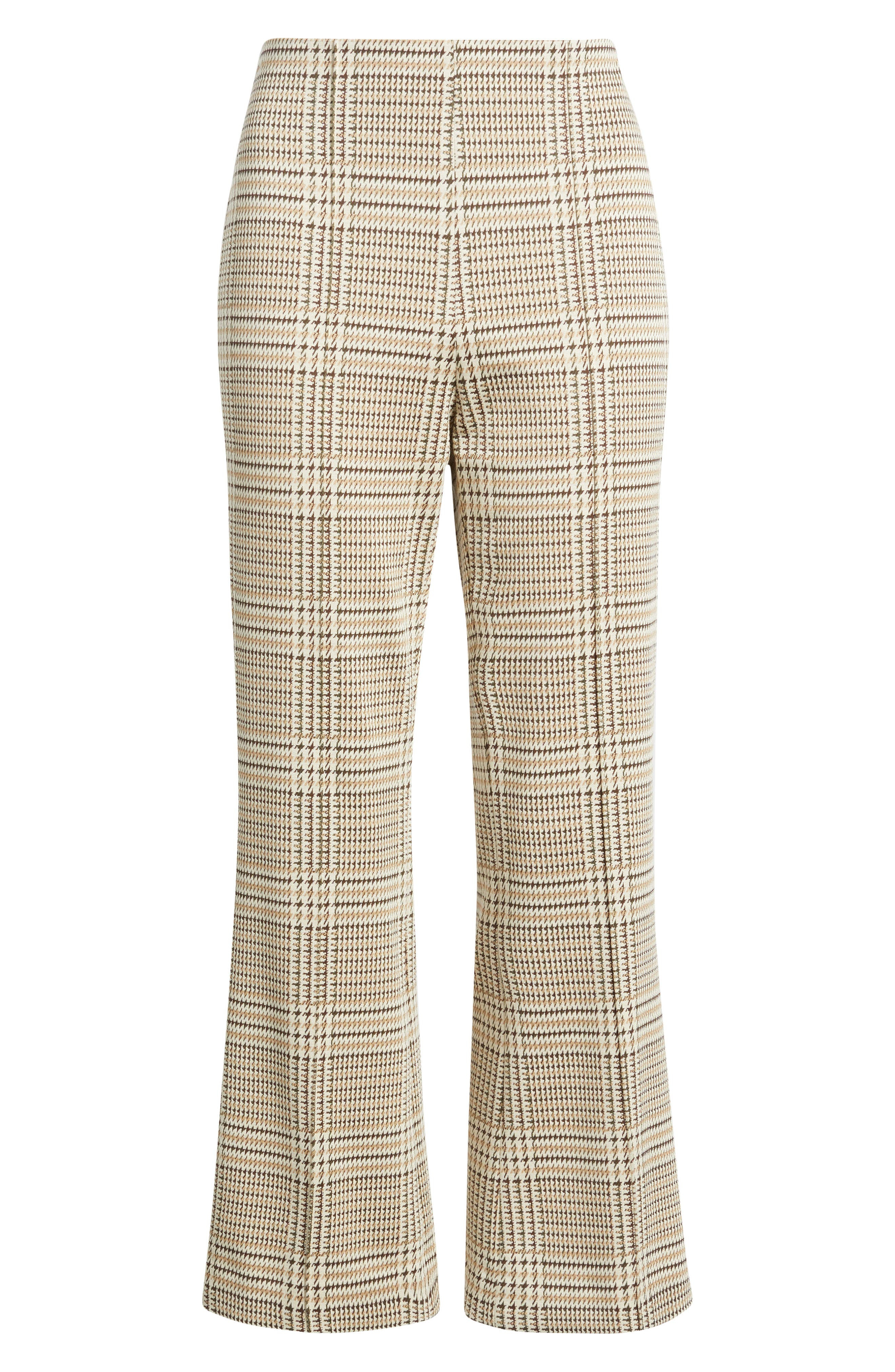rag & bone Irina Ponte Kick Flare Pants in Tan Multi at Nordstrom - 5